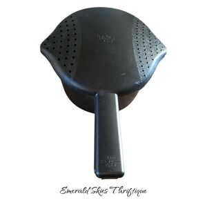 Pampered Chef Small Micro Cooker Microwave Rice Steamer 4 Cup Black free ship